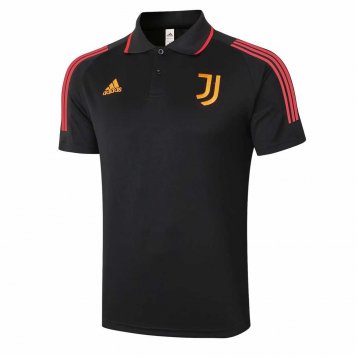 2020/21 Juventus Black Mens Soccer Polo Jersey [20201200117]
