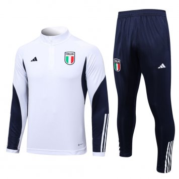 Italy Soccer Training Suit Replica White 2023 Mens