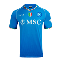Napoli Soccer Jersey Replica Home 2023/24 Mens (Player Version)
