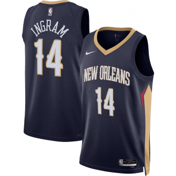 New Orleans Pelicans Swingman Jersey - Icon Edition Navy 2022/23 Mens (Brandon Ingram #14)