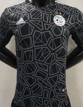 Algeria Soccer Jersey Replica GK Black Mens 2022 (Player Version)