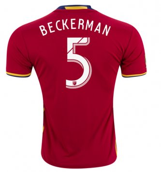 2016/17 Real Salt Lake Home Red Soccer Jersey Replica Beckerman #5