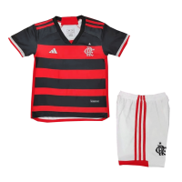 CR Flamengo Soccer Jersey + Short Replica Home 2024/25 Youth