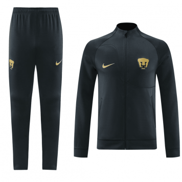 Pumas UNAM Soccer Jacket + Pants Replica Black 2023/24 Mens
