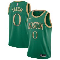 Boston Celtics Swingman Jersey - City Edition Green 2019/20 Mens (TATUM #0)