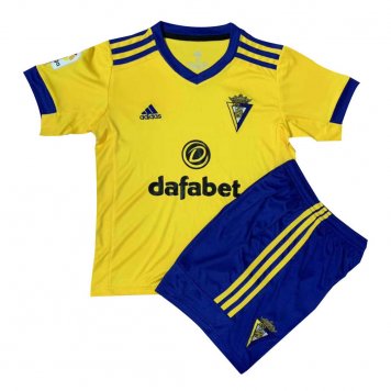 2020/21 Cadiz CF Home Kids Soccer Kit(Jersey+Shorts)