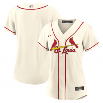 St. Louis Cardinals Alternate Replica Team Jersey Cream 2023/24 Womens