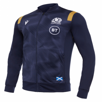 2020/21 Scotland Rugby Navy Soccer Jacket Jersey Mens