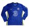 Chelsea Soccer Jersey Replica Home Long Sleeve Mens 2021/22