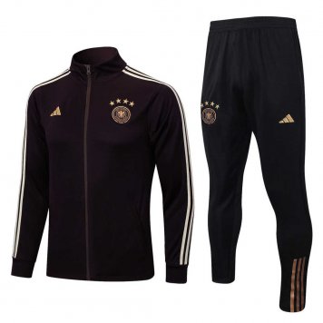 Germany Soccer Jacket + Pants Replica Brown 2023 Mens