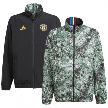 Manchester United Soccer Jacket Replica Black Reversible Anthem 2023/24 Mens