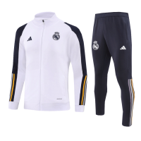 Real Madrid Soccer Jacket + Pants Replica White 2023/24 Youth