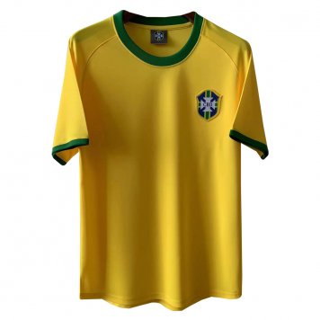 Brazil Soccer Jersey Replica Retro Home Mens 1970
