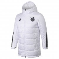 2020/21 Bayern Munich White Mens Soccer Winter Jacket