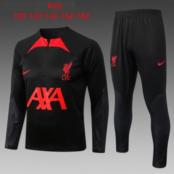 Liverpool Soccer Training Suit Black 2022/23 Youth