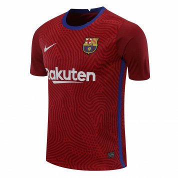 2020/21 Barcelona Goalkeeper Red Mens Soccer Jersey Replica