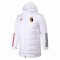 Belgium Cotton Winter Soccer Jacket White 2022 Mens
