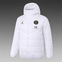 2020/21 PSG X Jordan White Mens Soccer Winter Jacket