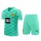 2020/21 Borussia Dortmund Goalkeeper Green Mens Soccer Jersey Replica + Shorts Set