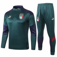 2019/20 Italy Green Mens Soccer Training Suit(Sweater + Pants)