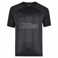 2019/20 Rangers F.C. Hummel Black Special Edition Mens Soccer Jersey Replica
