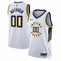 Indiana Pacers Swingman Jersey - Association Edition White 2022/23 Mens (Bennedict Mathurin #00)