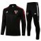 2021/22 Sao Paulo FC Black Soccer Training Suit Mens