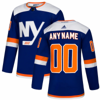 New York Islanders Blue Alternate Custom Practice Jersey Mens