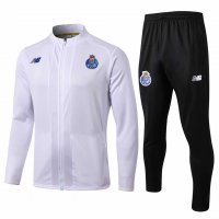 2019/20 FC Porto White Mens Soccer Training Suit(Jacket + Pants)