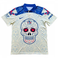 Club America Soccer Jersey Replica Day of the Dead Yellow 2023/24 Mens