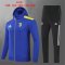 Juventus Soccer Training Suit Jacket + Pants Hoodie Blue Youth 2021/22