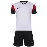 NK-761 Customize Team Soccer Jersey + Short Replica White