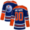Edmonton Oilers Royal Alternate Custom Practice Jersey Mens