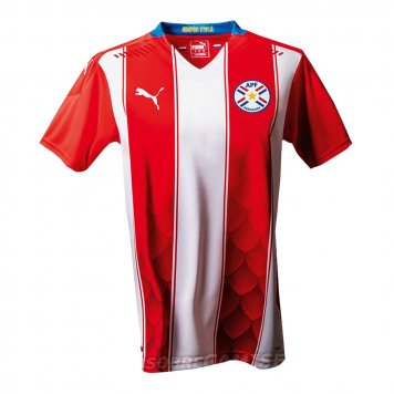 2020 Paraguay Soccer Jersey Home Replica Mens