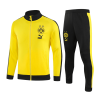 Borussia Dortmund Soccer Jacket + Pants Replica Yellow 2023/24 Mens