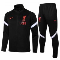 2021/22 Liverpool Black Soccer Training Suit(Jacket + Pants) Mens
