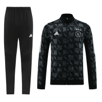 Ajax Soccer Jacket + Pants Replica Black 2023/24 Mens