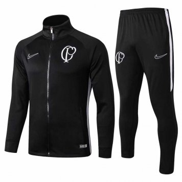 2019/20 Corinthians Black Mens Soccer Training Suit(Jacket + Pants)
