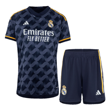 Real Madrid Soccer Jersey + Short Replica Away 2023/24 Mens