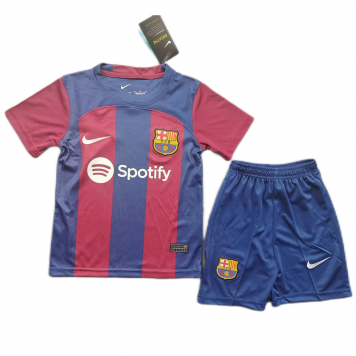 Barcelona Soccer Jersey + Short Replica Home 2023/24 Youth