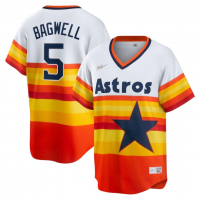Houston Astros Home Cooperstown Collection Player Jersey White 2023/24 Mens (Jeff Bagwell #5)