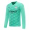 2020/21 Manchester City Goalkeeper Green Long Sleeve Mens Soccer Jersey Replica