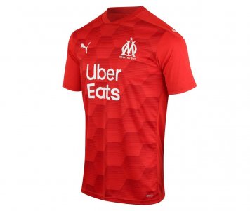 2020/21 Olympique Marseille Goalkeeper Red Mens Soccer Jersey Replica [4712719]