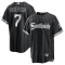 Chicago White Sox City Connect Replica Player Jersey Black 2022 Mens (Tim Anderson #7)