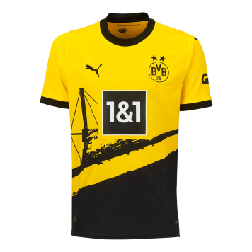 Borussia Dortmund Soccer Jersey Replica Home 2023/24 Mens (Player Version)