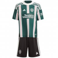 Manchester United Soccer Jersey + Short Replica Away 2023 Youth