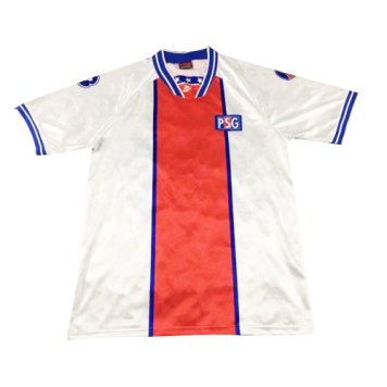 94/95 PSG Away White Retro Soccer Jersey Replica Mens