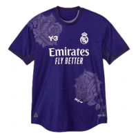 Real Madrid Soccer Jersey Replica Y-3 Fourth Purple 2024/25 Mens (Player Version)