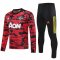 2020/21 Manchester United Christmas Red - Black Mens Soccer Training Suit