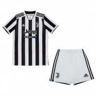 2021/22 Juventus Soccer Jersey Home Replica + Short Kids